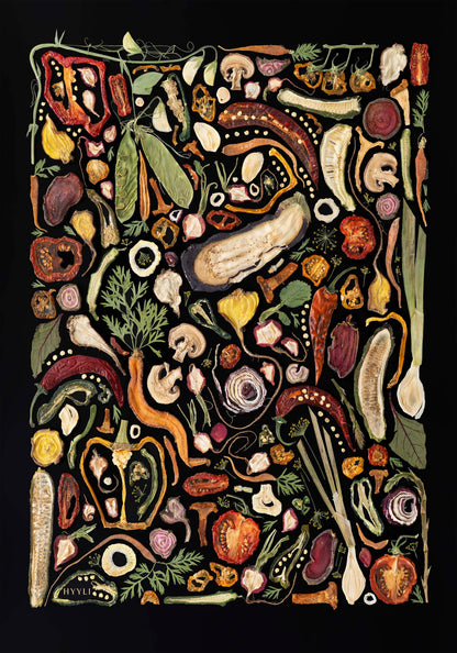 Sisustusjuliste, Sadonkorjuu