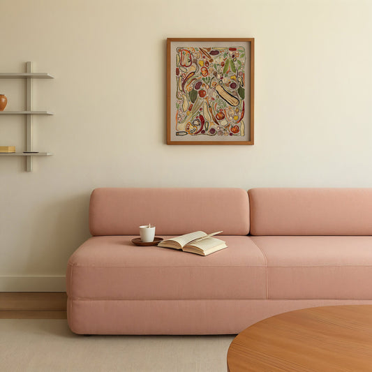 Sisustusjuliste, Sadon tarina